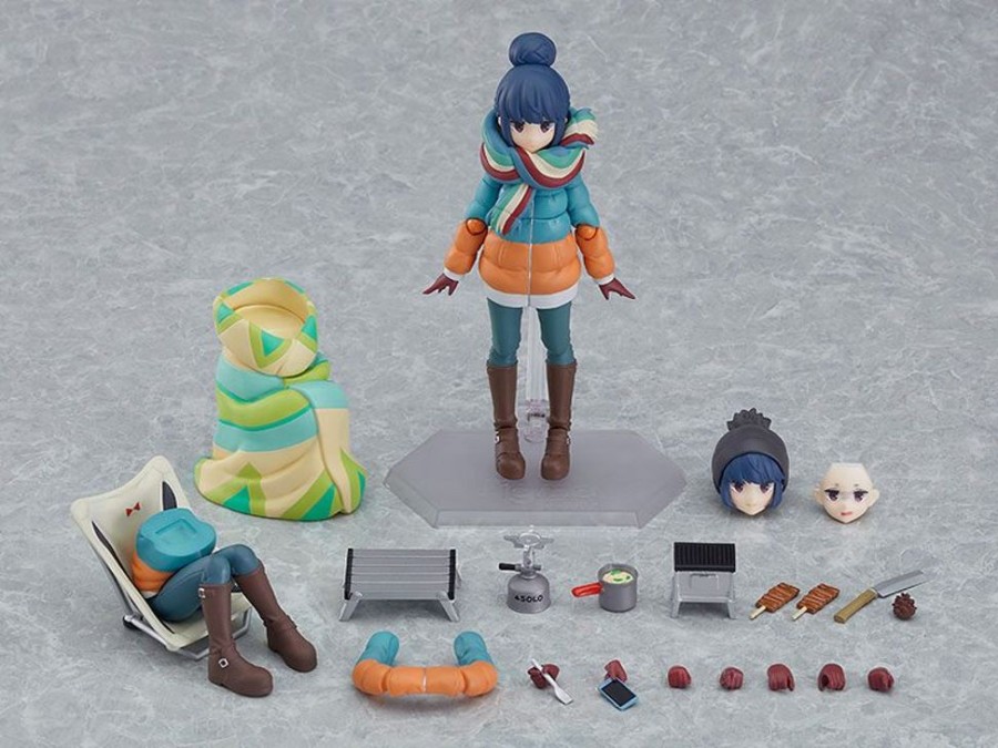 Anime Figures & Merch Max Factory Figma | Laid-Back Camp Rin Shima Figma Dx Edition Action Figure 13 Cm - Otakuhype|Laid-Back Camp Rin Shima Figma Dx Edition Action Figure 13 Cm