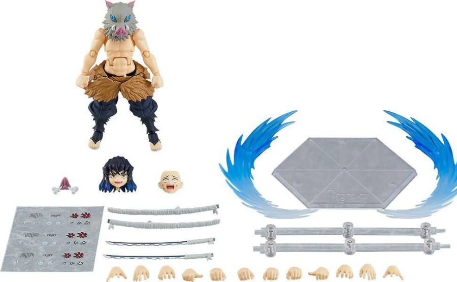 Anime Figures & Merch Max Factory Figma | Demon Slayer Kimetsu No Yaiba Figma Inosuke Hashibira Dx Edition 14 Cm - Otakuhype|Demon Slayer Kimetsu No Yaiba Figma Inosuke Hashibira Dx Edition 14 Cm