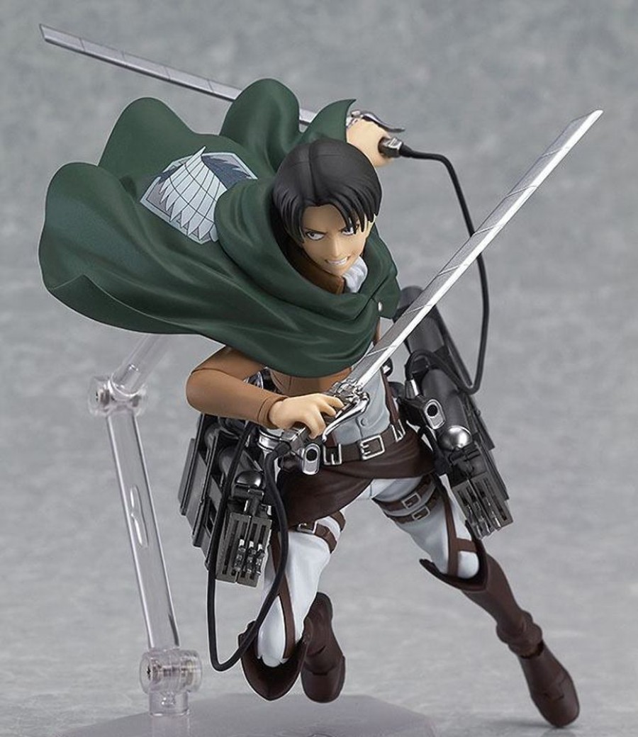 Anime Figures & Merch Max Factory Figma | Attack On Titan Figma Levi Action Figure 14 Cm - Otakuhype|Attack On Titan Figma Levi Action Figure 14 Cm