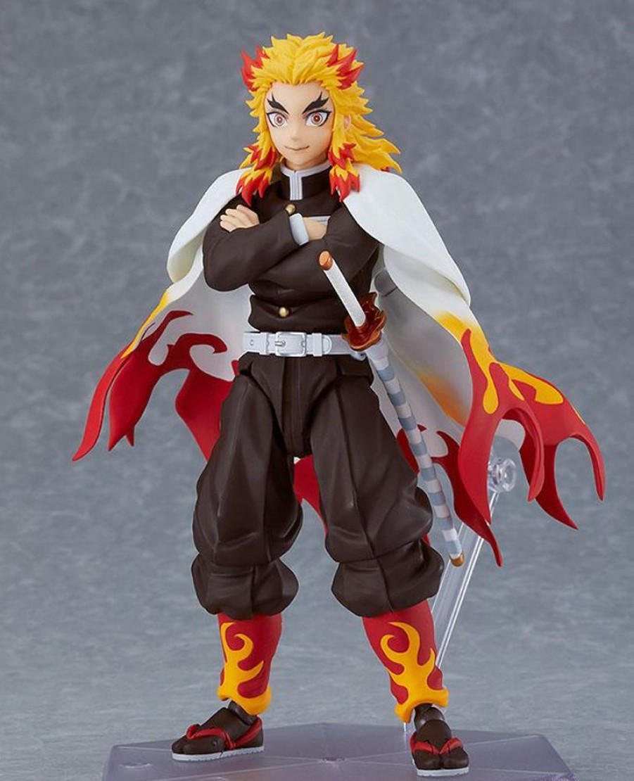 Anime Figures & Merch Max Factory Figma | Demon Slayer Kimetsu No Yaiba Kyojuro Rengoku Figma Action Figure 15 Cm - Otakuhype|Demon Slayer Kimetsu No Yaiba Kyojuro Rengoku Figma Action Figure 15 Cm