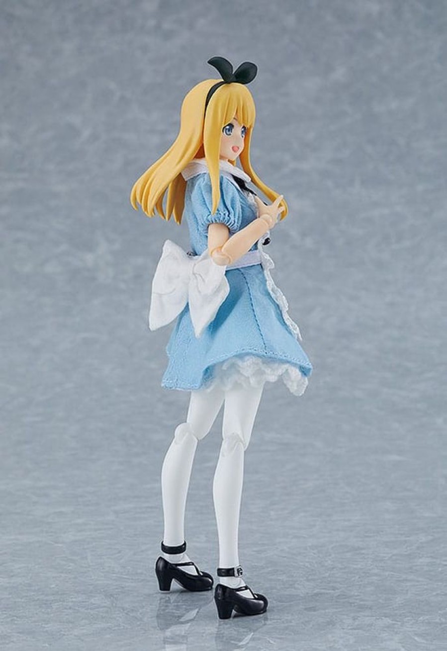 Anime Figures & Merch Max Factory Figma | Original Character Figma Female Body (Alice) With Dress And Apron Outfit 13 Cm [Max Factory] - Otakuhype|Original Character Figma Female Body (Alice) With Dress And Apron Outfit 13 Cm [Max Factory]