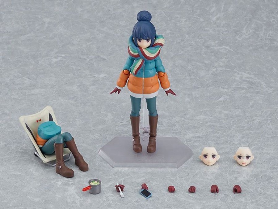 Anime Figures & Merch Max Factory Figma | Laid-Back Camp Rin Shima Figma Action Figure 13 Cm - Otakuhype|Laid-Back Camp Rin Shima Figma Action Figure 13 Cm